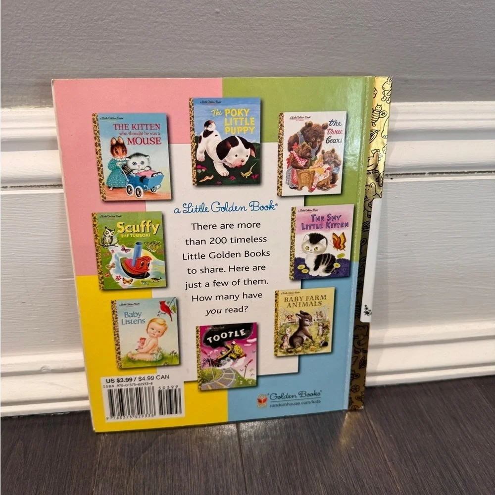 VINTAGE 1984 Little Golden Book: Baby Animals Adventure Hardcover Book Kids